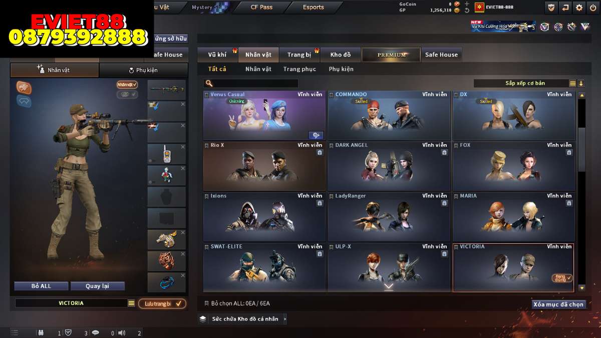 shop acc cf uy tin gia re